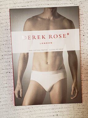 Derek Rose Black Mid Brief XL
